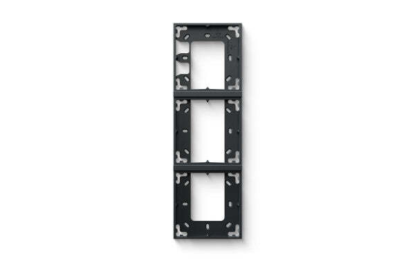 Loxone Montageframe Drievoudig Antraciet