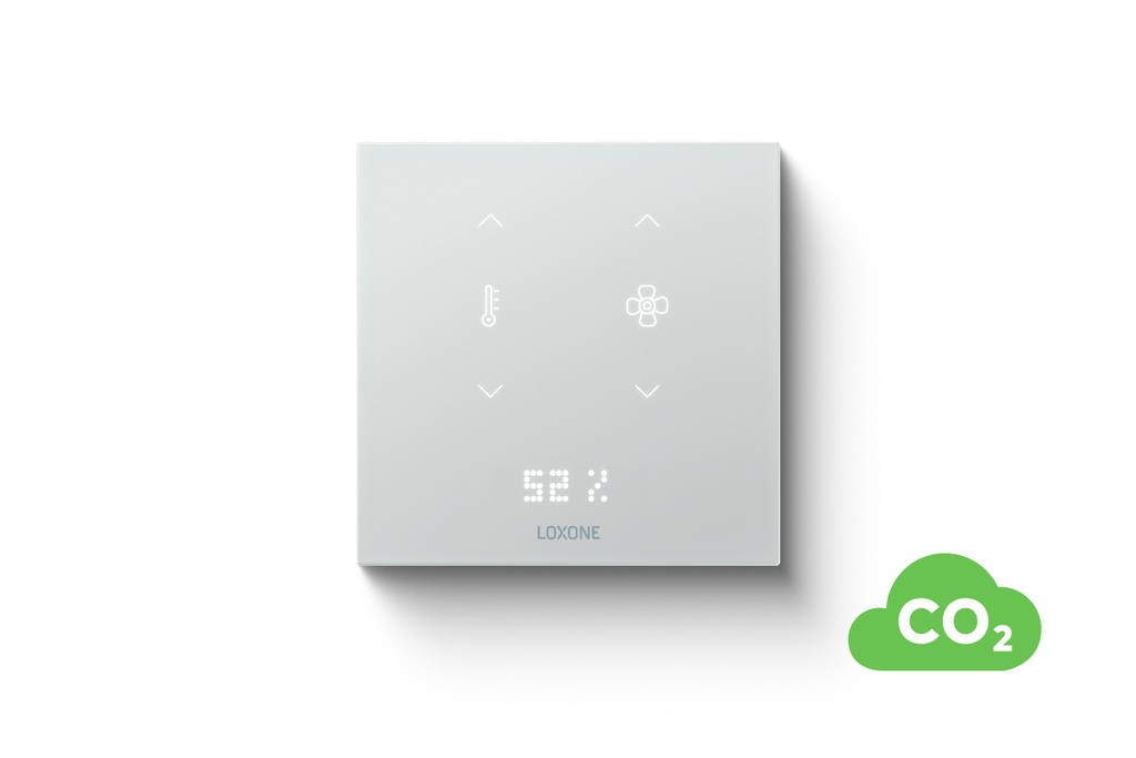 [100612] Loxone Touch Pure Flex CO₂ Tree Zuiver wit
