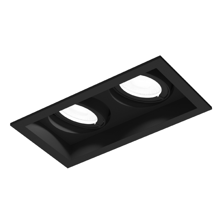 PLANO PETIT CEILING REC 2.0 LED 2700K B – Narrow
